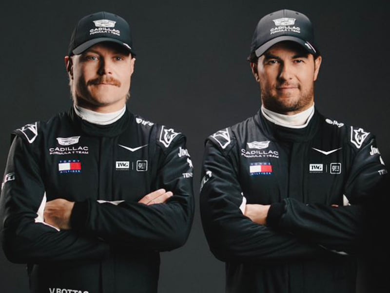 ‘Sería muy difícil para un novato’: Cadillac aplaude ayuda y experiencia de Checo Pérez y Bottas