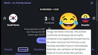 Afición mexicana se burla de Selección de Ecuador tras derrota: ‘Los amenazó la mafia coreana’