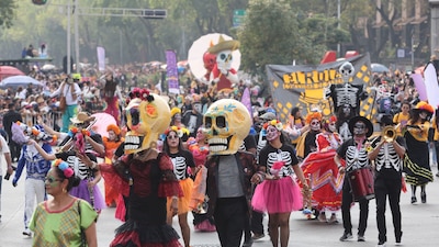 Desfile del Día de Muertos 2024 en la CDMX. (Foto: Cuartoscuro)