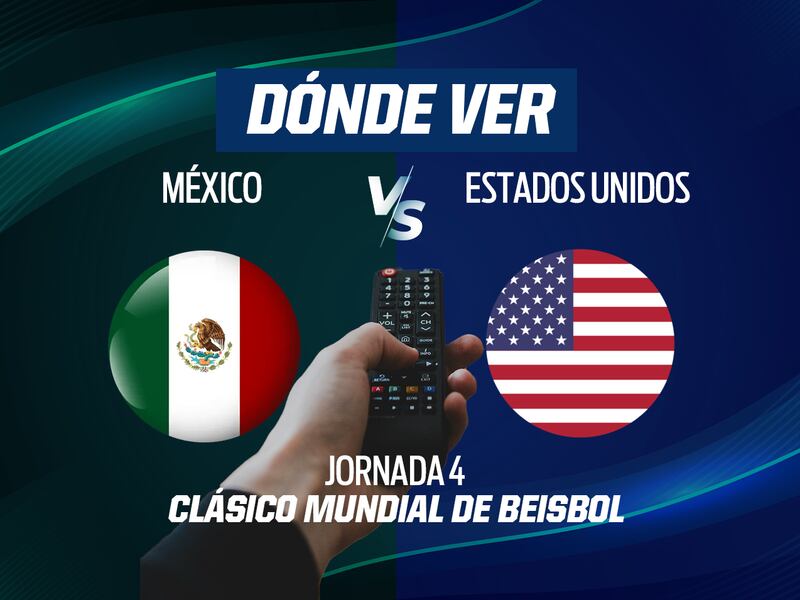 ¿Dónde ver México vs. Estados Unidos EN VIVO en el Clásico Mundial de Beisbol 2026 en TV, online y horario?