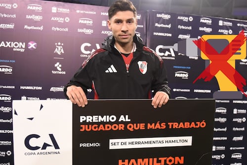Ya no son taladros: Premian con un set de HERRAMIENTAS a MVP de la Copa Argentina (FOTO)
