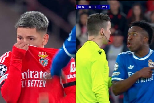 ‘Me dijo mono’: Vinicius denuncia insulto racista en Champions; Benfica-Real Madrid se detuvo 10 minutos