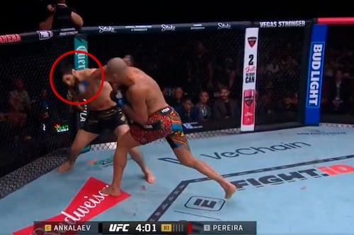 ¡Le duró minuto y medio! Alex Pereira destrozó a Magomed Ankalaev en UFC 230 (VIDEO)