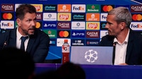 Simeone se quiebra hablando de Griezmann: ‘Te quiero mucho, gracias por siempre ser profesional’