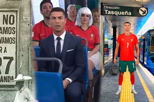 ¡En metro y comiendo TACOS! Memes reciben a Cristiano Ronaldo por su partido ante México (FOTOS)