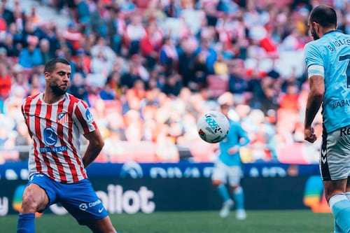Obed Vargas entró de cambio en derrota del Atlético de Madrid ante el Celta en LaLiga