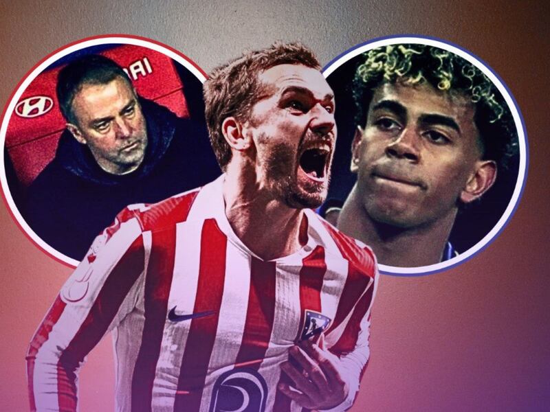 ¡Error y golazos! Sin Obed Vargas, Atlético APLASTÓ 4-0 a Barcelona y puso un pie en Final de Copa del Rey