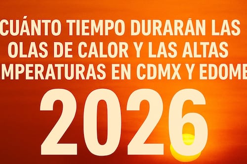 ¿Cuánto tiempo durarán las Olas de Calor y las altas temperaturas en CDMX y Edomex este 2026?