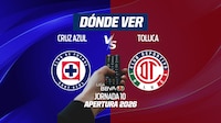 ¿Por tv abierta? Cruz Azul vs Toluca EN VIVO: Canal para ver la Jornada 10 de Liga MX