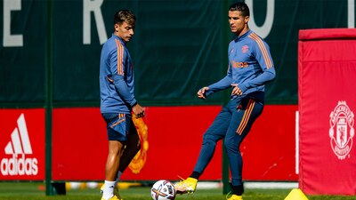 Cristiano Ronaldo ha batallado para brillar esta temporada con el United.