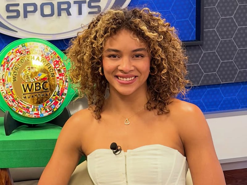‘Despierto y no me lo creo’; Shaday Aguilera vive un sueño como campeona mundial de MUAYTHAI WBC