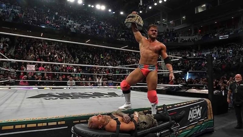 MJF recuperó el Campeonato Mundial de AEW y salvó la cabellera ante Darby Allin en Double or Nothing