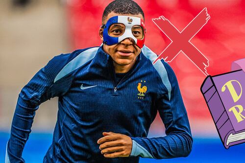 Mbappé NO podrá jugar la Euro 2024 con su máscara de Francia por REGLAMENTO de UEFA, ¿qué color será?