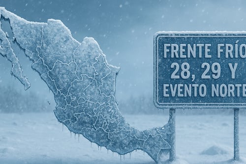 Frente Frío 28, 29 y Evento Norte CONGELARÁN a México con -10 GRADOS por varios días: Estados afectados