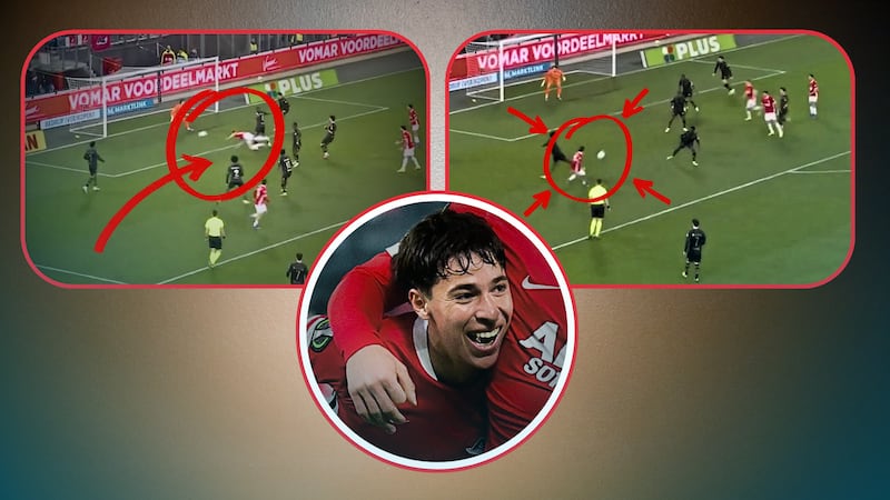 Mateo Chávez DA ASISTENCIA en TRIUNFO del AZ Alkmaar para mantenerse en ZONA EUROPEA de Eredivisie