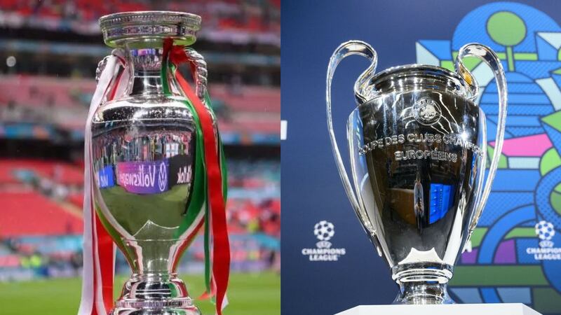 ¡Por la historia! Los siete futbolistas que podrían ganar Champions League y Eurocopa el mismo año