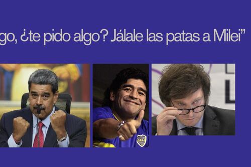 ‘Diego, ¿te pido algo? Jálale las patas a Milei’: Presidente Maduro bromea con recuerdo de Maradona