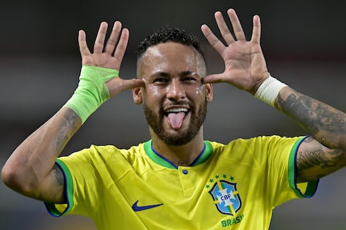 ¡Ni la goleada importó! Jugadores de Panamá hicieron fila para tomarse fotos con Neymar