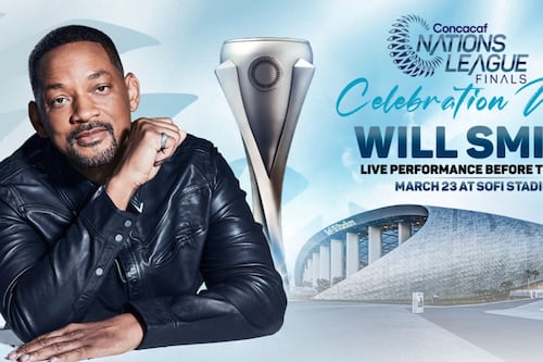 Will Smith y Yuridia pondrán la música en el Final Four de la Liga de Naciones de Concacaf (VIDEO)