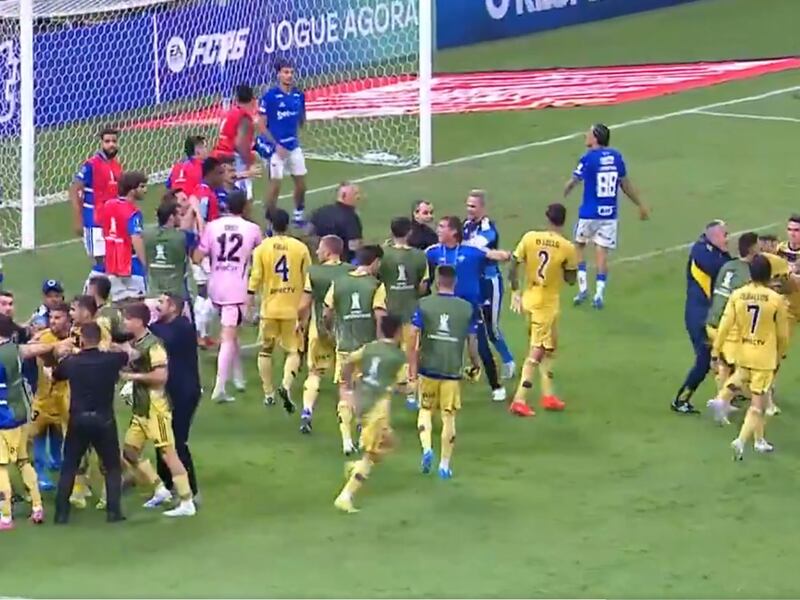 ¡Picante final! Cruzeiro le ganó a Boca Juniors en la Copa Libertadores y se armó la BRONCA (VIDEO)
