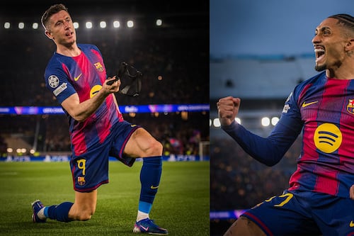 ¡Raphinha y Lewandoski liquidaron al Newcastle! Barcelona avanzó a Cuartos de Champions con goleada