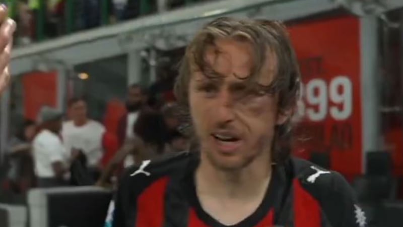¡Luka Modric se rompió la cara! Sufrió fractura de pómulo a seis semanas de la Copa del Mundo