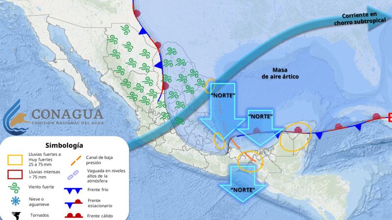 Frente Frío 28 no se va: Fuertes lluvias y calor de 40 grados hoy 21 de Febrero; estados afectados