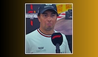 ¡Su cara LO DIJO TODO! La graciosa RECCIÓN de Checo tras el accidente de Norris vs Piastri (VIDEO)