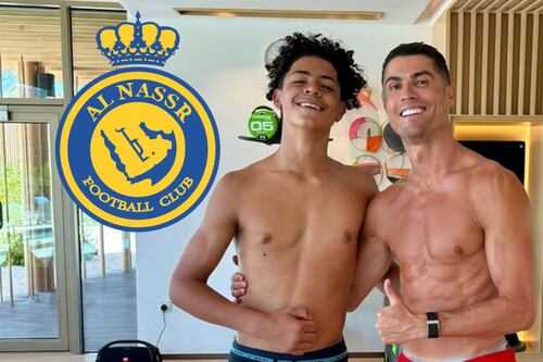 Cristiano Ronaldo podría jugar junto a su hijo en el Al Nassr la siguiente temporada