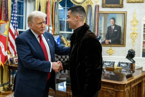 ‘Eres el mejor de todos los tiempos’: Donald Trump sorprende con mensaje para Cristiano Ronaldo (VIDEO)