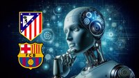 Atlético de Madrid vs Barcelona: Inteligencia Artificial revela ganador de su primer enfrentamiento