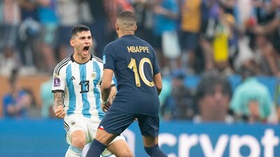 Romero 'se vengó' después de que Kylian Mbappé maltratara a Enzo Fernández.
