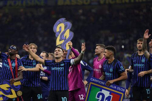 ¡Logran su Scudetto número 21! Inter derrota al Parma y gana la Serie A en la Jornada 35