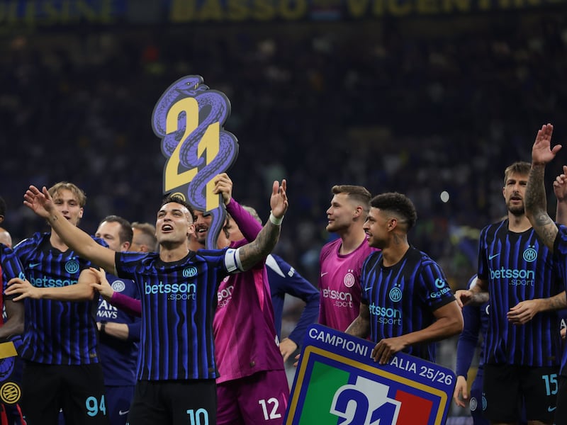 ¡Logran su Scudetto número 21! Inter derrota al Parma y gana la Serie A en la Jornada 35