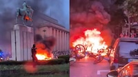 ¡Otra vez el CAOS! celebración del PSG por la Champions termina con disturbios y decenas de detenidos | VIDEO
