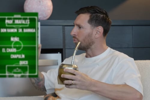 ¡No estás soñando! Lionel Messi armó su XI ideal con personajes del ‘Chavo del 8′ (VIDEO)