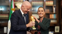 Sheinbaum y Gianni Infantino se reunieron en Palacio Nacional con motivos del Mundial 2026