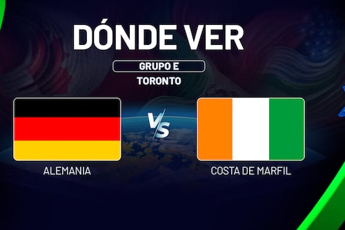 Alemania vs Costa de Marfil: Dónde ver el Mundial 2026 EN VIVO HOY en TV, online y hora del partido del Grupo E