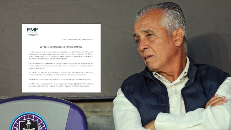 Sergio Bueno fue multado y realizará labor social tras conducta inapropiada contra Katia Itzel García