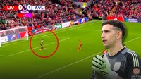 ¡QUÉ OSO! Dibu Martínez REGALÓ a Mohamed Salah su gol 250 en el Liverpool vs Aston Villa (VIDEO)