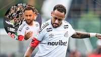¡Lo dejó con la mano estirada! Thiago Mendes negó saludo a Neymar previo al Santos vs Vasco
