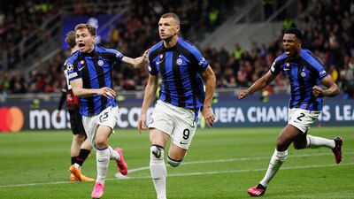 Dzeko abrió el marcador para el Inter apenas al minuto 8.