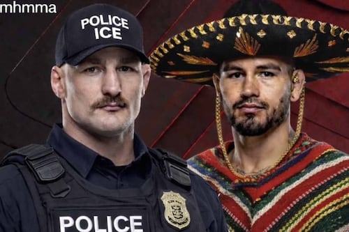UFC: Estadounidense se disfraza de ‘ICE’ para pelear contra el mexicano Anthony Hernández