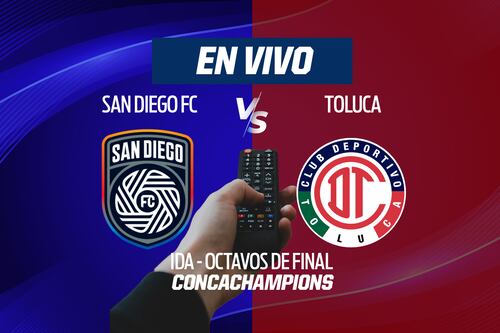 San Diego FC vs Toluca EN VIVO: Sigue el minuto a minuto de los 8vos de Final de Concachampions