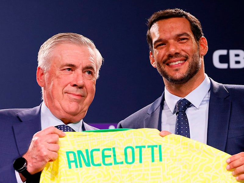 ¡Confían en el proceso! Selección de Brasil extendió contrato de Carlo Ancelotti hasta 2030