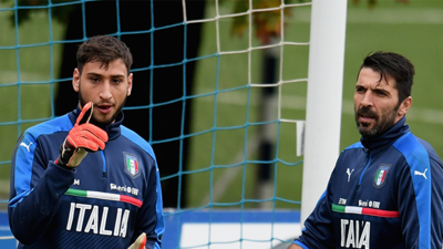Buffon y un consejo a Donnarumma: 'Debe hacer lo que le haga feliz'