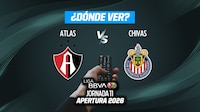 Atlas vs Chivas: DÓNDE VER en vivo, canal TV, online y horario, Jornada 11 Liga MX Apertura 2026