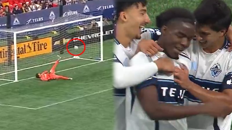 El penal más insólito del mundo: Entró medio segundo a la portería, pero NUNCA toca la red o poste