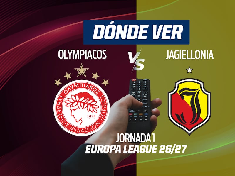 Olympiacos vs Jagiellonia Białystok EN VIVO: Dónde ver a Hormiga González en TV | Europa League 26/27