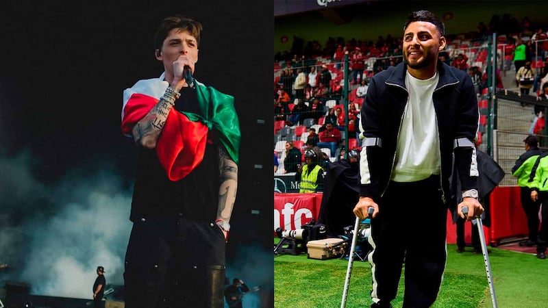 ‘Con todo, jefe’; Peso Pluma anima a Alexis Vega previo a su regreso con Toluca